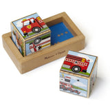 Vehicle Themed 2-Piece Sound Blocks + FREE Melissa & Doug Scratch Art Mini-Pad Bundle [12720]