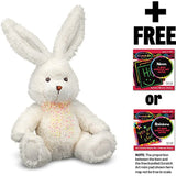 Melissa & Doug Brenna Bunny Rabbit: ~8" Plush + Free Scratch Art Mini-Pad Bundle (76708)