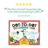 Melissa & Doug ABC Dot-to-Dot Coloring Pad - Farm