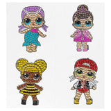 Bundle of 2 |L.O.L. Surprise! Party Favors - (Rhinestone Sticker Set & Sequin Keychains)