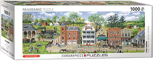 EuroGraphics (EURHR Train Station by Bob Fair 1000Piece Puzzle (Panorama) 1000Piece Jigsaw Puzzle