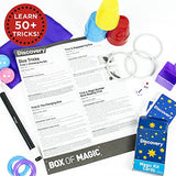 Discovery Box of Magic by Horizon Group USA, Great Stem Science Experiments, Over 50 Magic Tricks & Optical Illusions, Magic Wand & Instructions Included