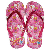 Shopkins Lippy Lips Pink Little Girl Sandal Flip Flop (Size 13-1)