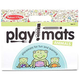 Melissa & Doug Playmats Animals Take-Along Paper Coloring and Learning Activity Pads (24 Pages)