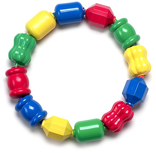 Fisher Price Snap Lock Bead Shapes, 12 Colorful Beads K7169