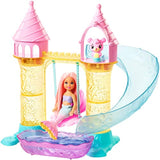 Barbie Dreamtopia Chelsea Mermaid Doll, Merbear Figure and Playground Playset