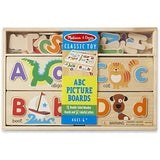 Melissa & Doug ABC Picture Boards & 1 Scratch Art Mini-Pad Bundle