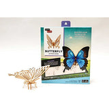 IncrediBuilds: Butterfly 3D Wood Model
