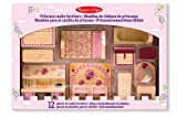 Melissa & Doug Princess Castle Wooden Dollhouse Furniture (12pc)