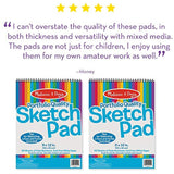 Melissa & Doug Sketch Pad (9 x 12 inches) - 50 Sheets, 2-Pack