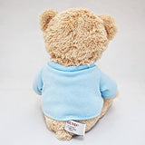 GUND Its a Boy T-Shirt Teddy Bear Stuffed Animal Plush, Blue, 12