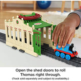Thomas & Friends Connect & Go Thomas Shed, Push-Along Train Engine with take-Along Storage shed for Preschool Kids Ages 3 Years and up