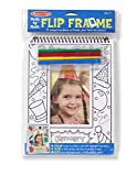 Melissa & Doug Month-by-Month Flip Frame - 12 Photo Borders (4 x 6 inches), 4 Markers