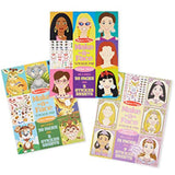 Melissa & Doug Make-a-Face Sticker Pads Set: Fashion Faces, Sparkling Princesses, Crazy Animals