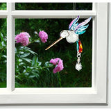 Woodstock Chimes CHRAI Makers Crystal Suncatchers Fantasy Glass Hummingbird, Summer Rainbow