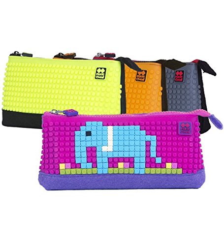 Zoofy International Pixie Pencil Case, Purple/Fuchsia