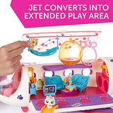 Littlest Pet Shop Pet Jet Playset Toy, Includes 4 Pets, Adult Assembly Required (No Tools Needed), Ages 4 and Up (Amazon Exclusive)