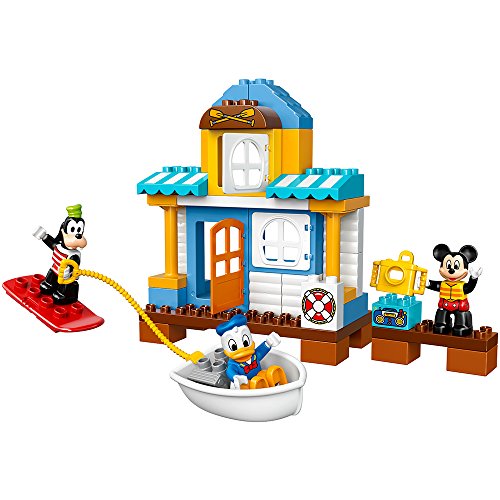 LEGO DUPLO Disney Junior Mickey And Friends Beach House, Preschool, Pre-Kindergarten Large