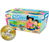 Thames & Kosmos Kids First Boat Engineer | STEM | 32 Page Full-Color Illustrated Storybook | Ages 3+ | Preschoolers and kindergartners | Develop Fine Motor Skills | Parents Choice Gold Award
