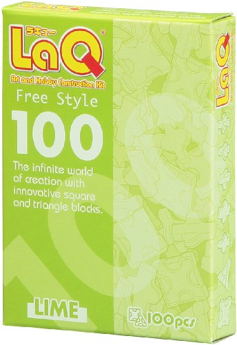 Original Laq Puzzle Play Set Free Style 100 Lime Pc -Affordable Gift for your Little One! Item #DLAQ-000484
