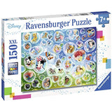 Ravensburger 10053 Disney Pixar Bubbles - 150 Piece Jigsaw Puzzle for Kids – Every Piece is Unique, Pieces Fit Together Perfectly, Multicolor
