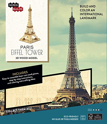 IncrediBuilds: Paris: Eiffel Tower 3D Wood Model
