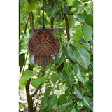 Woodstock Chimes Cowl The Original Guaranteed Musically Tuned Chime Habitats Windbell, Large, Antiqued Rust