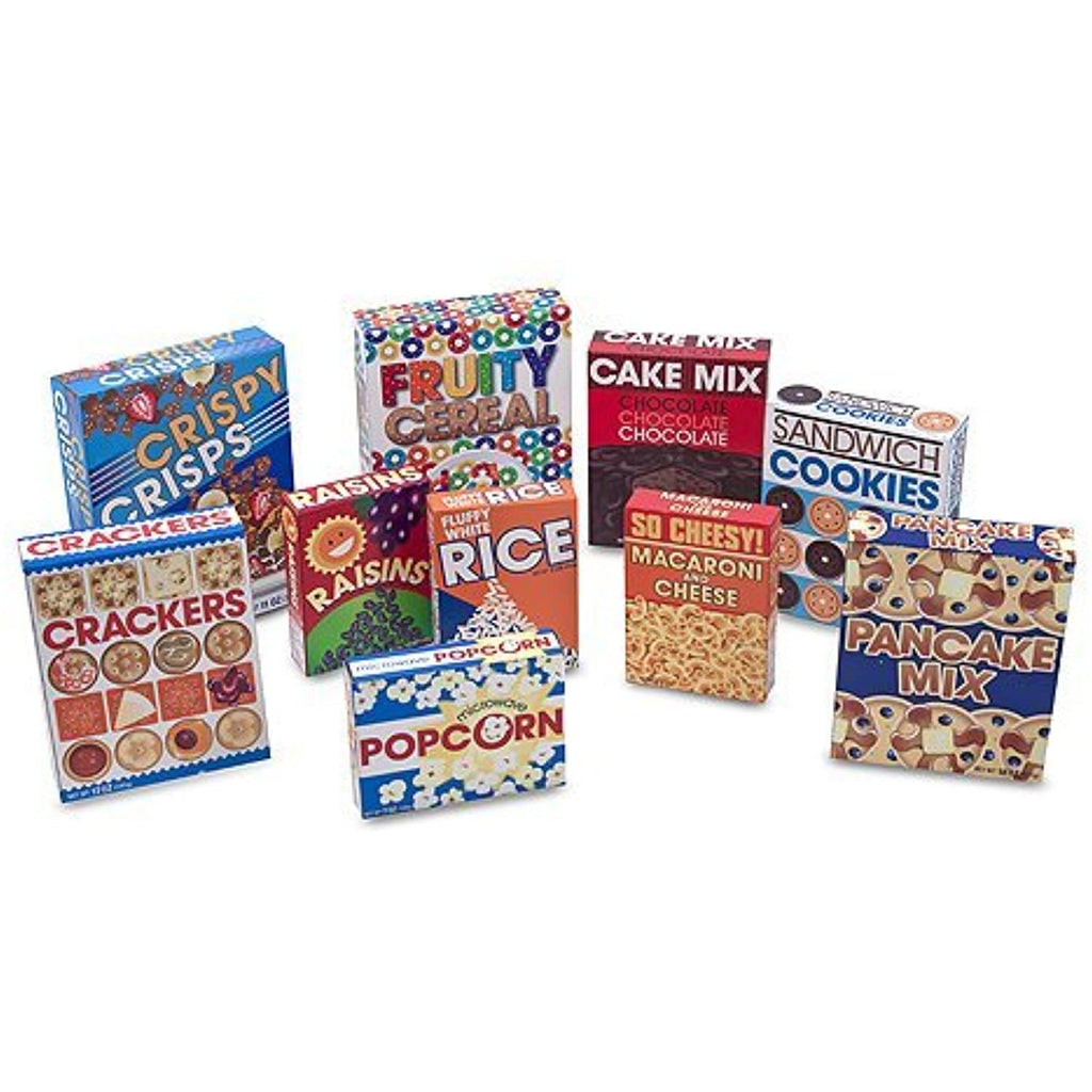 Let's Play House - Grocery Boxes + FREE Melissa & Doug Scratch Art Mini-Pad Bundle [40372]