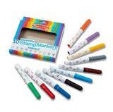 Melissa & Doug 10 Washable Stamp Markers  Animals (Great Gift for Girls and Boys - Best for 4, 5, 6, 7, 8 Year Olds and Up)