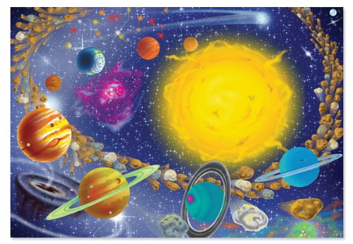 Melissa & Doug Solar System 100 Piece Cardboard Jigsaw Puzzle