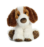 Aurora World Beagle Plush Dog, White/Brown, Medium