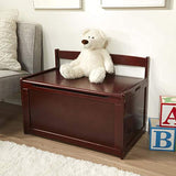 Melissa & Doug Wooden Toy Chest - Espresso & Wooden Toy Chest - White