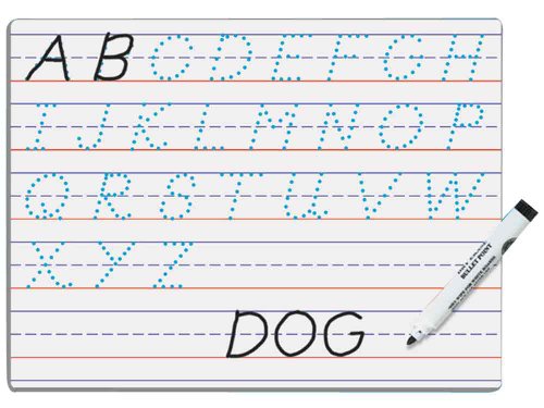 Lauri Modern Manuscript Magnetic Dry-Erase Board