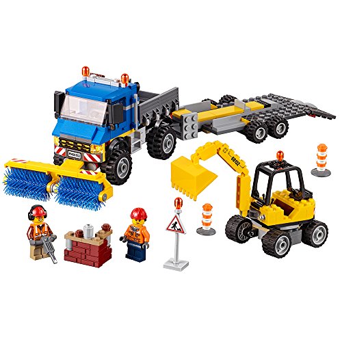 LEGO City Great Vehicles Sweeper And Excavator 60152 Building Toy