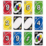 Mattel Giant UNO Family Card Game with 108 Oversized Cards and Instructions, Great Gift for Kids Ages 7 Years and Older