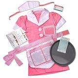 Melissa & Doug Waitress: Role Play Costume Scratch Art Mini-Pad Bundle [47876]