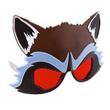Costume Sunglasses Guardians of the Galaxy Rocket Raccoon Sun-Staches Party Favors UV400