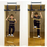 Gym1 Indoor Playground with Indoor Swing, Plastic Rings, and Climbing Ladder