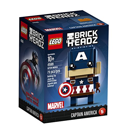 LEGO Brickheadz Captain America 41589 Building Kit