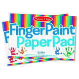 Melissa & Doug Finger Paint Paper Pad (12 x 18 inches) - 50 Sheets, 2-Pack
