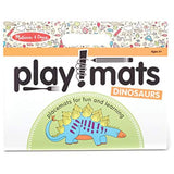 Melissa & Doug Playmats Dinosaurs Take-Along Paper Coloring and Learning Activity Pads (24 Pages)
