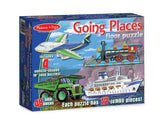 Going Places: 48-Piece Floor Puzzle + FREE Melissa & Doug Scratch Art Mini-Pad Bundle