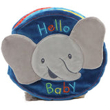Baby GUND Flappy the Elephant Soft Activity Sensory Stimulating Book, 8"
