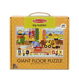 Melissa & Doug Natural Play 60pc Giant Floor Puzzle - Big Builder