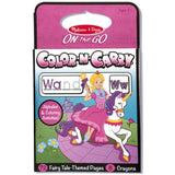 Melissa & Doug Fairy Tale: Color-n-Carry Coloring Book + FREE Scratch Art Mini-Pad Bundle [53921]