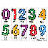 Melissa & Doug See-Inside Numbers Peg Puzzle & 1 Scratch Art Mini-Pad Bundle (03273)