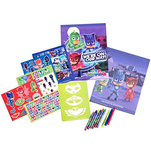 Disney PJ Masks Art Studio Set Sketch Book, Crayons, Stickers and Markers