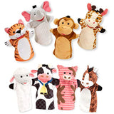 Melissa & Doug Hand Puppet Bundle - Farm & Zoo Friends