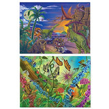 Melissa & Doug Jigsaw Puzzles Set - Bugs and Dinosaurs (60 pcs)