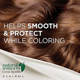 Clairol Natural Instincts (Crema Keratina) Hair Coloring Tools, 6g Light Golden Brown/Caramel Creme